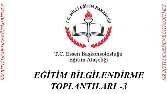 EĞİTİM BİLGİLENDİRME TOPLANTILARI - 3